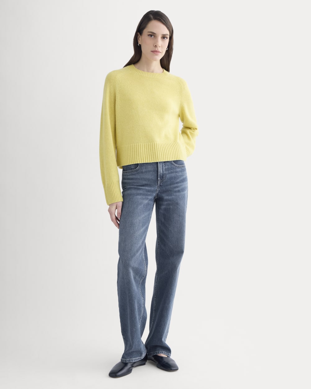 The Boxy Crew in Cashmere | Double Cream Heather - Image 3