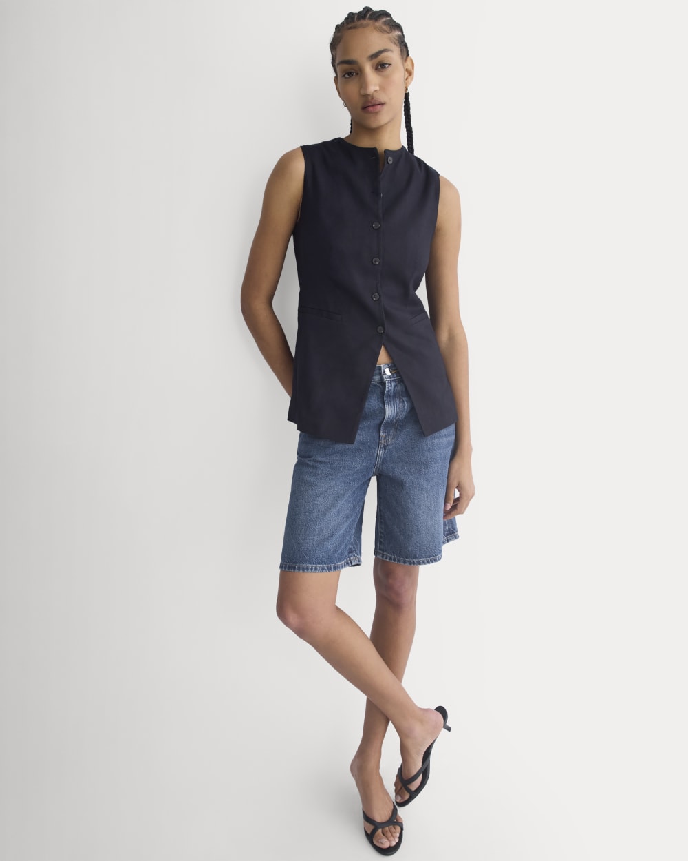 Loose Jean Short | Dark Wash - Image 6