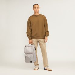 Alternative view of The ReNew Transit Backpack | Warm Quartz (with label)