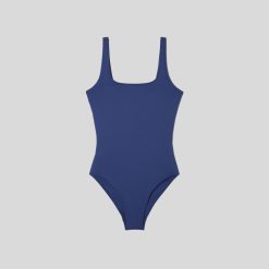 Alternative view of The Square-Neck One-Piece | Navy
