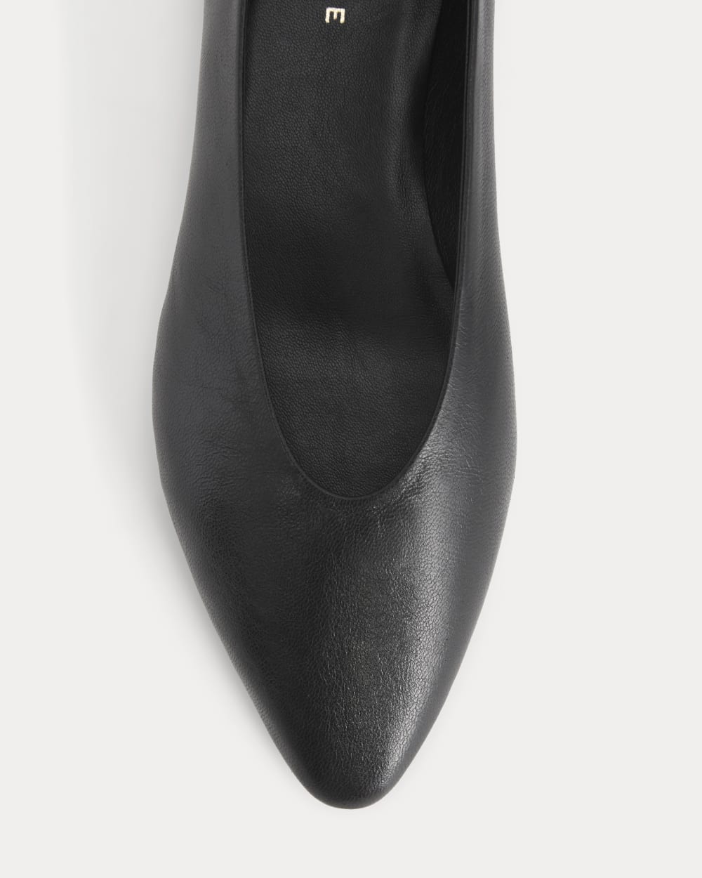 Made in Italy Almond-Toe Flat | Black Leather - Image 6
