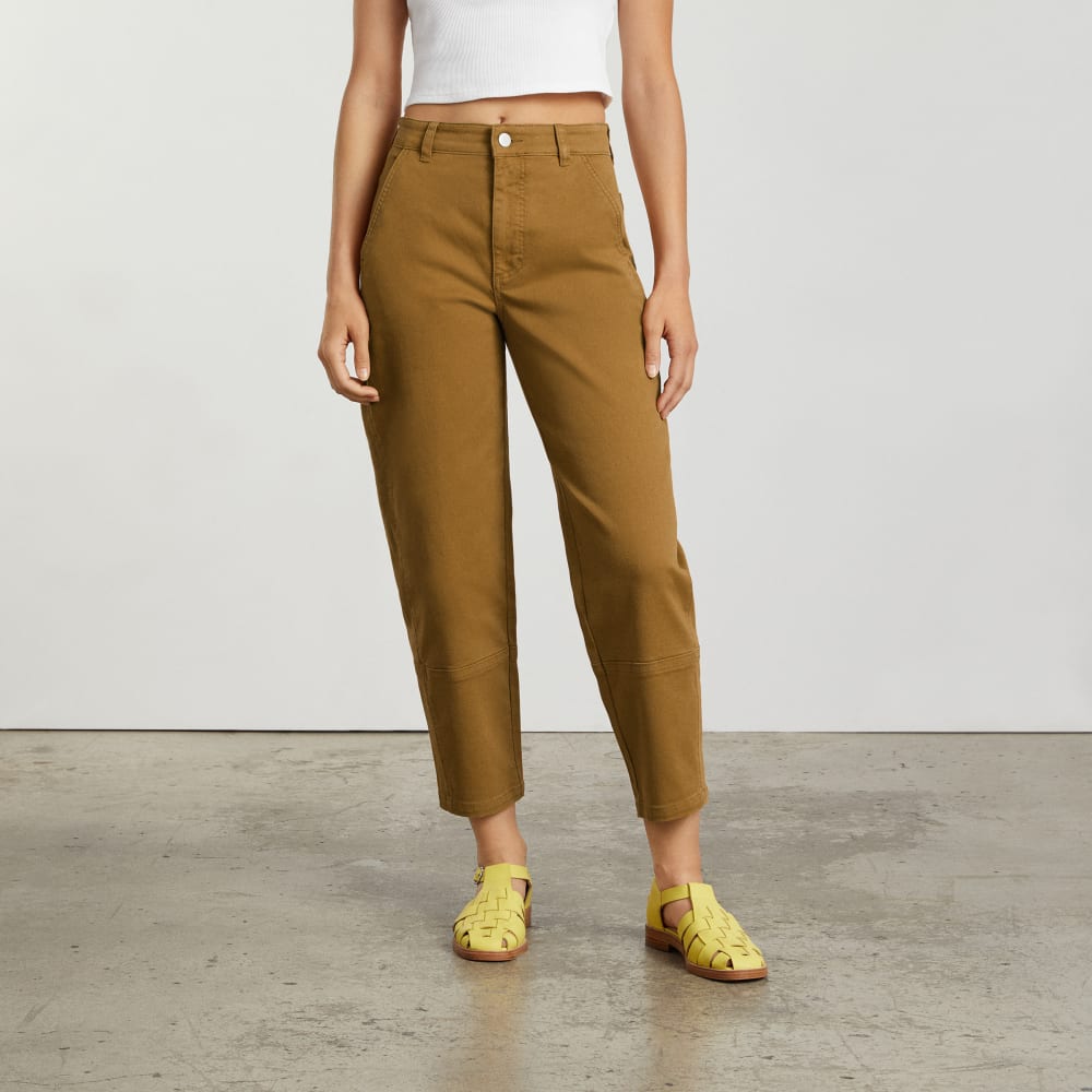 The Utility Barrel Pant | Golden Brown | Tall - Image 2