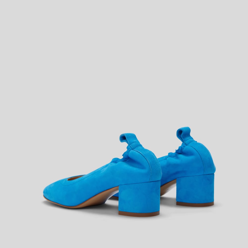 The Day Heel in Narrow Fit | Brilliant Blue Suede - Image 9