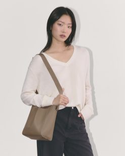 Alternative view of The Mini Studio Bag | Porcini Taupe