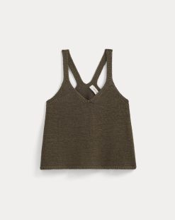 Alternative view of Racerback V-Neck Sweater | Beech