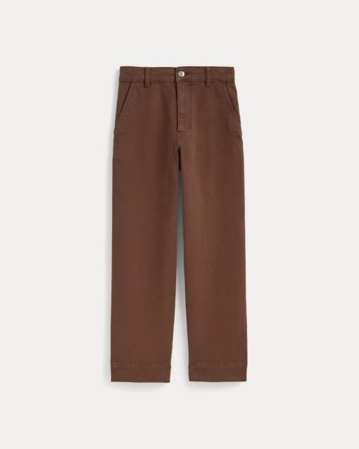 Alternative view of The Utility Straight-Leg Pant | Rosewood | 26.5 Inseam
