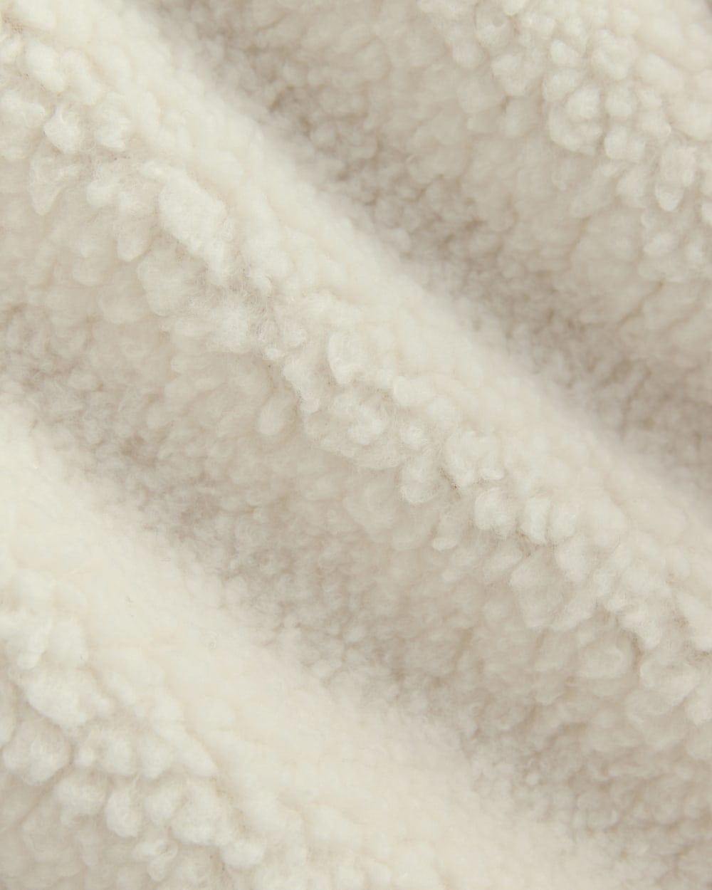 Reversible Teddy Half-Zip Pullover | Bone/Birch - Image 7