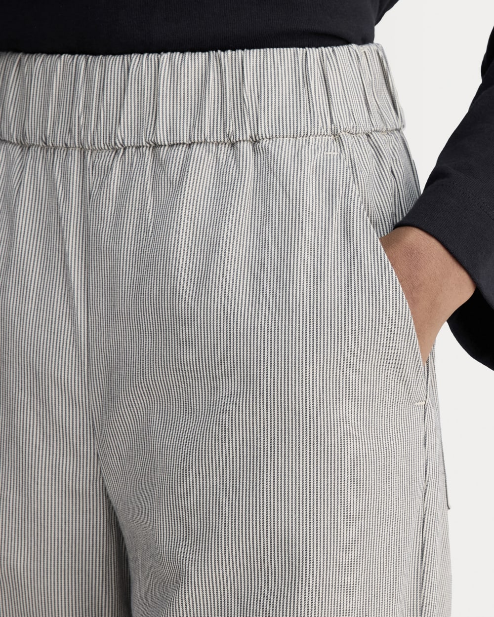 The Easy Pant | Canvas Tan / Navy - Image 4