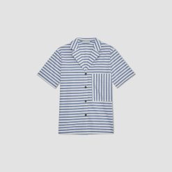 Alternative view of The Poplin Shirt | Mazarine Blue / Bone