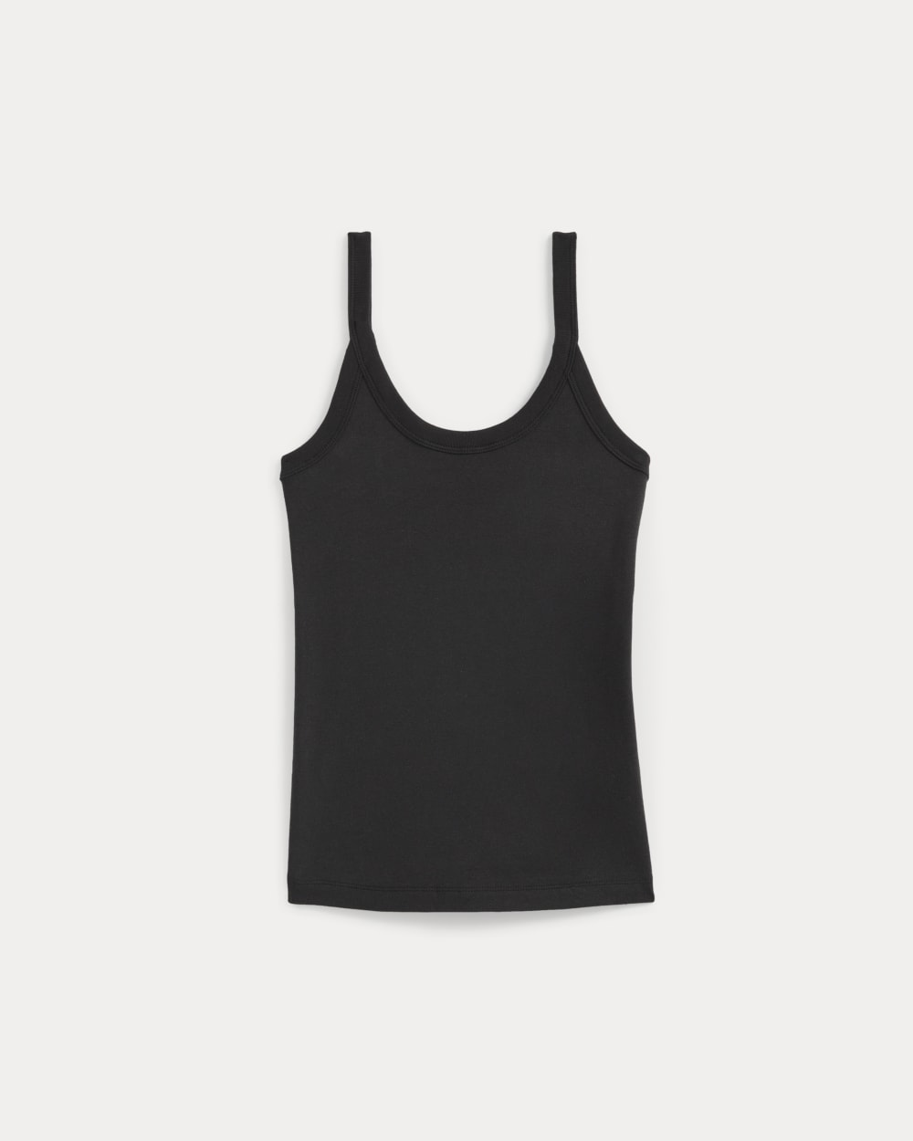 Soft Stretch U-Neck Tank | Black - Image 2