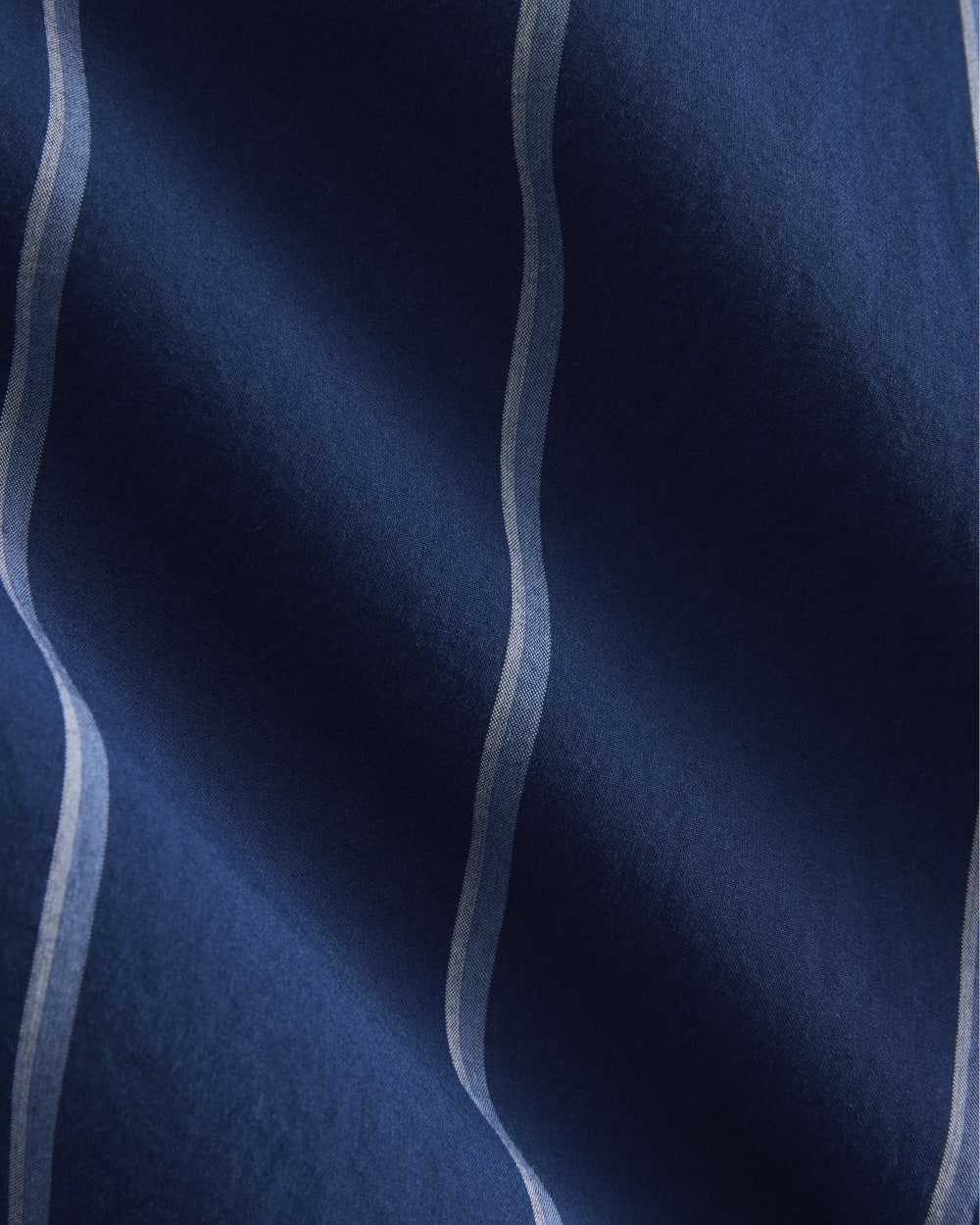 Midi Shirtdress in Ultrasoft Cotton | Estate Blue/Open Air/White - Image 5