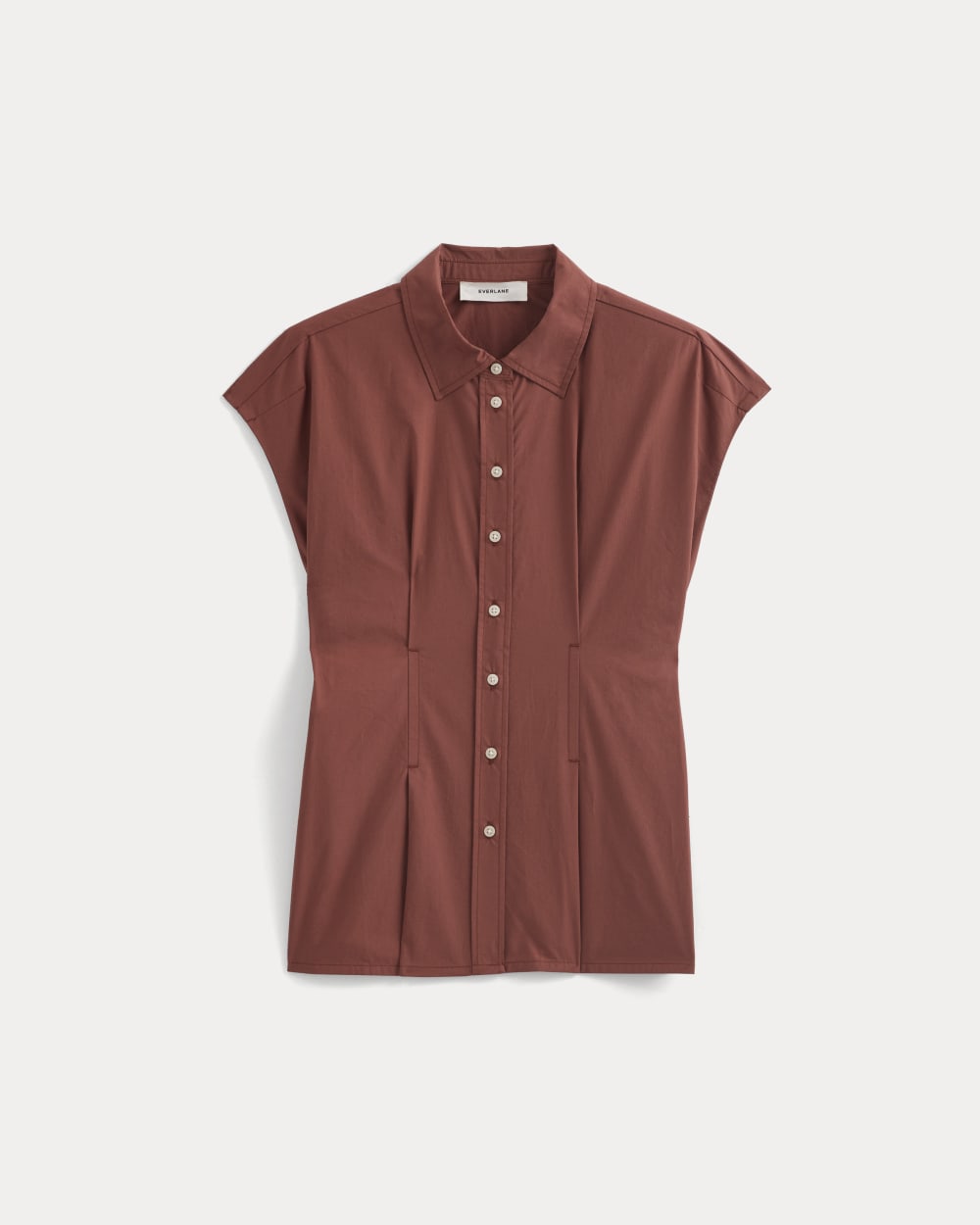 Muscle Shirt in Lightweight Cotton | Henna Red - Image 2