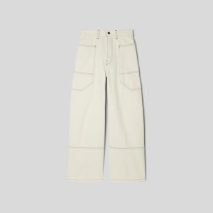 Alternative view of The Way-High® Gardener Cropped Jean | Ecru