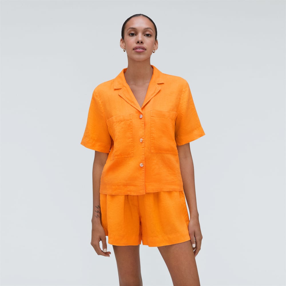The Linen Workwear Shirt | Turmeric - Image 2