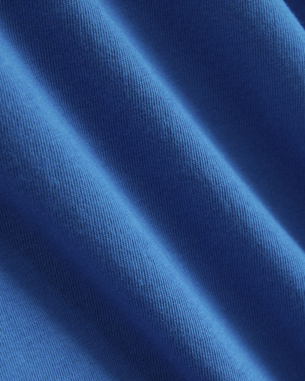 The Box-Cut Tee in Essential Cotton | Imperial Blue | Pocket - Image 2