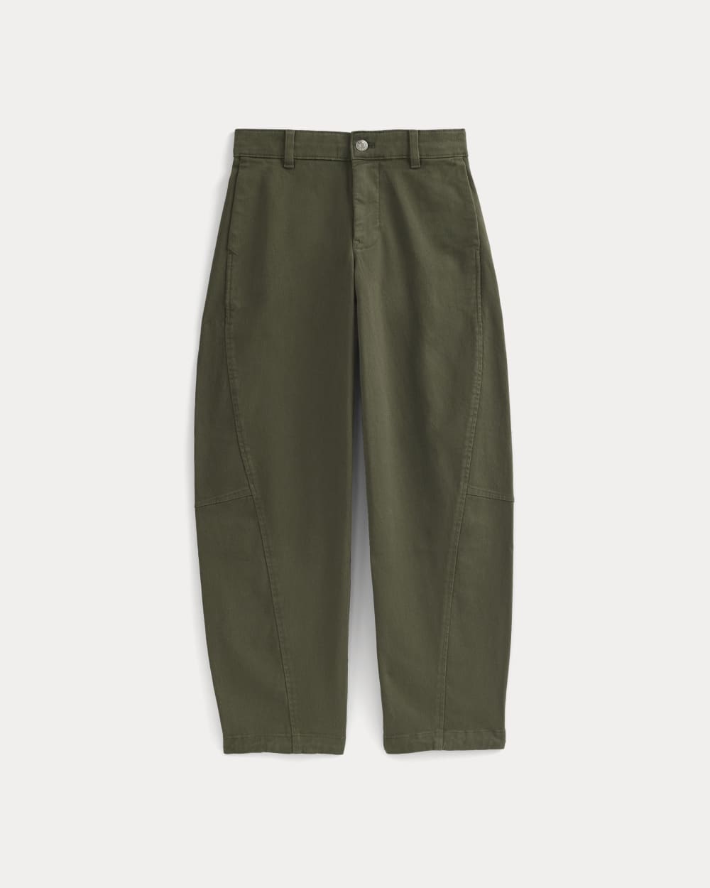 Twisted Seam Barrel Pant | Olive Night - Image 2