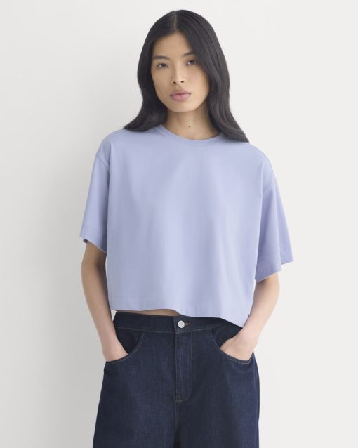 Forever Jersey Cropped Tee | Aleutian