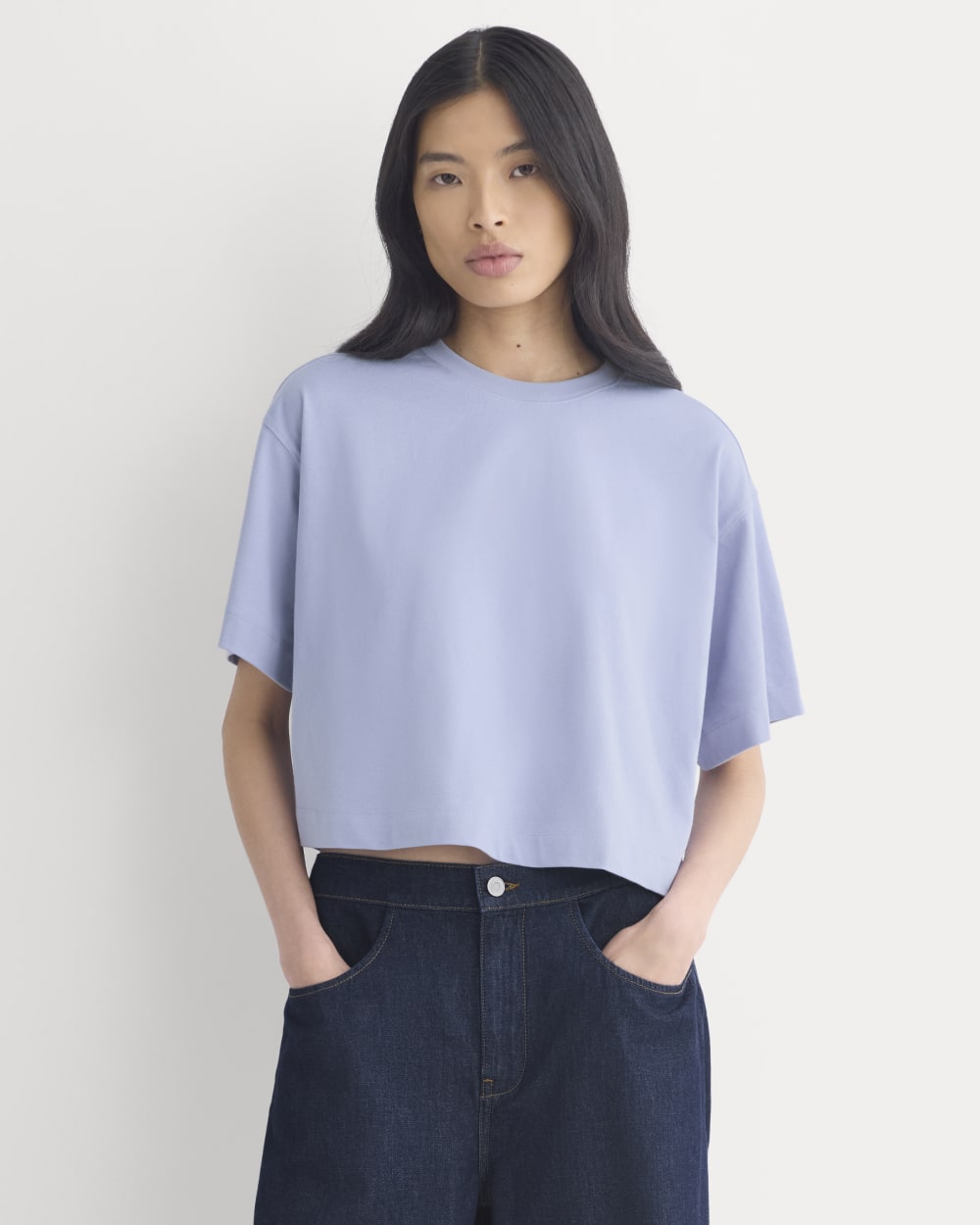Forever Jersey Cropped Tee | Aleutian