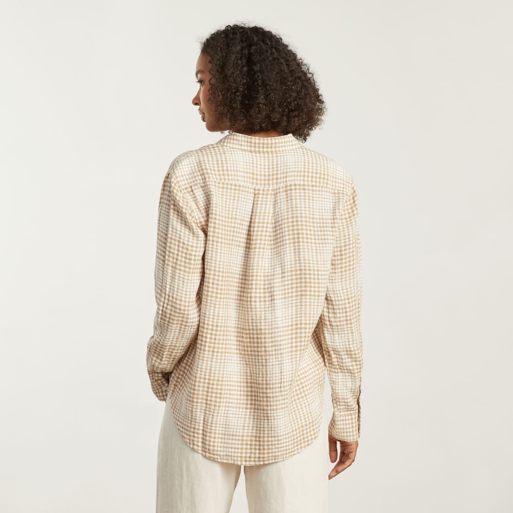 The Must-Have Shirt in Linen | Iced Coffee Grid - Image 4