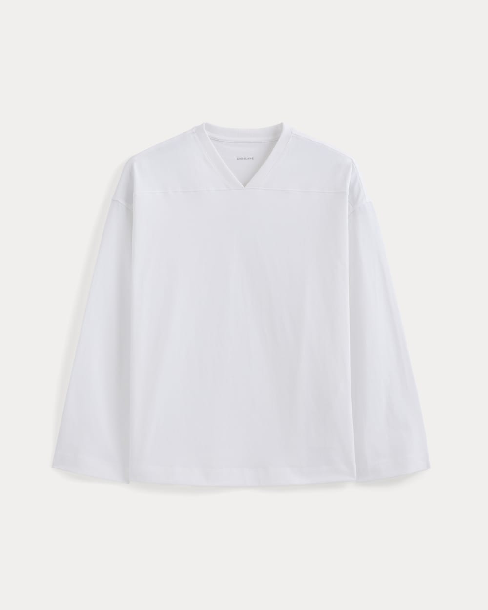 Retro V-Neck Jersey | White - Image 2