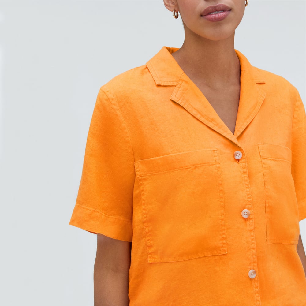 The Linen Workwear Shirt | Turmeric - Image 4