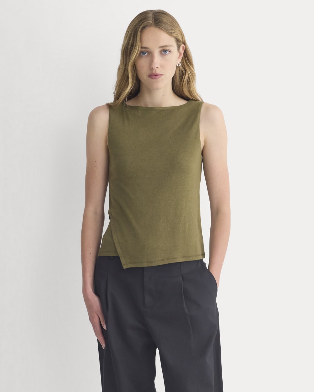 Tissue Boatneck Tank | Beech