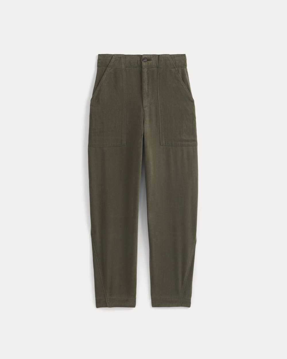 Patch Pocket Ballon Pant in Buttersoft | Olive Night - Image 2
