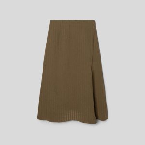 Alternative view of The City Stripe Midi Skirt | Beech