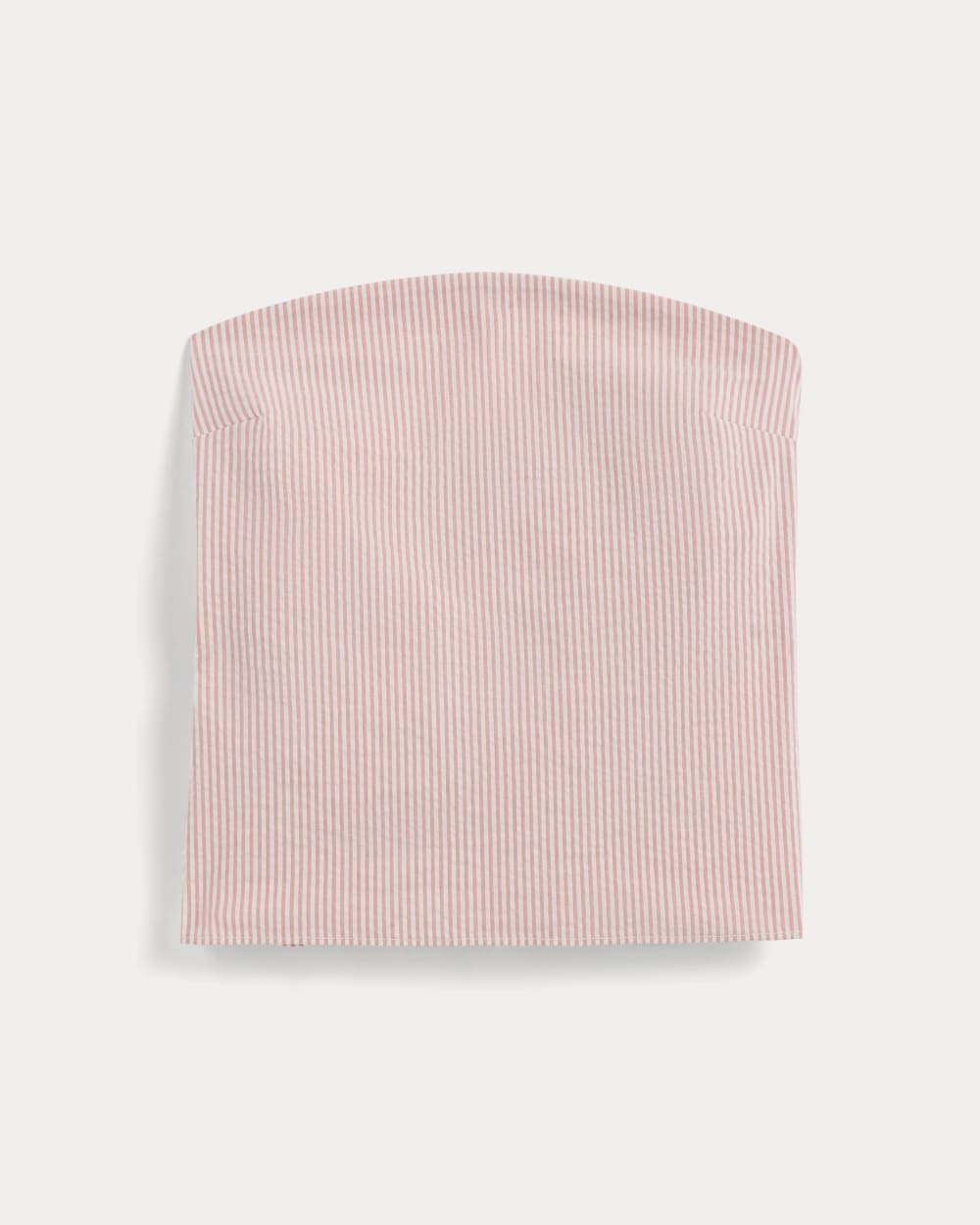 The Seersucker Tube Top | Soft Orange - Image 2