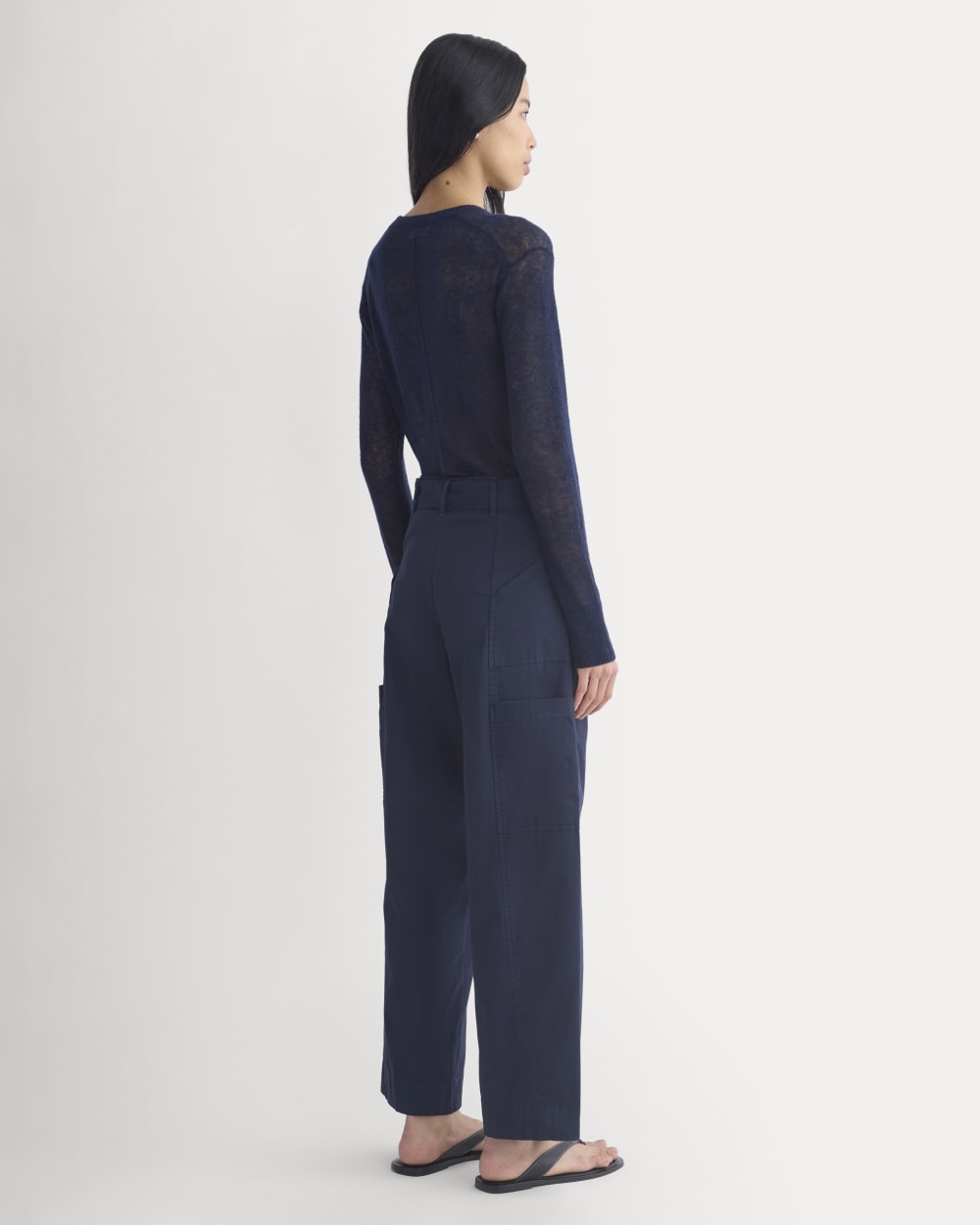 Utility Straight-Leg Cargo Pant | Navy - Image 6