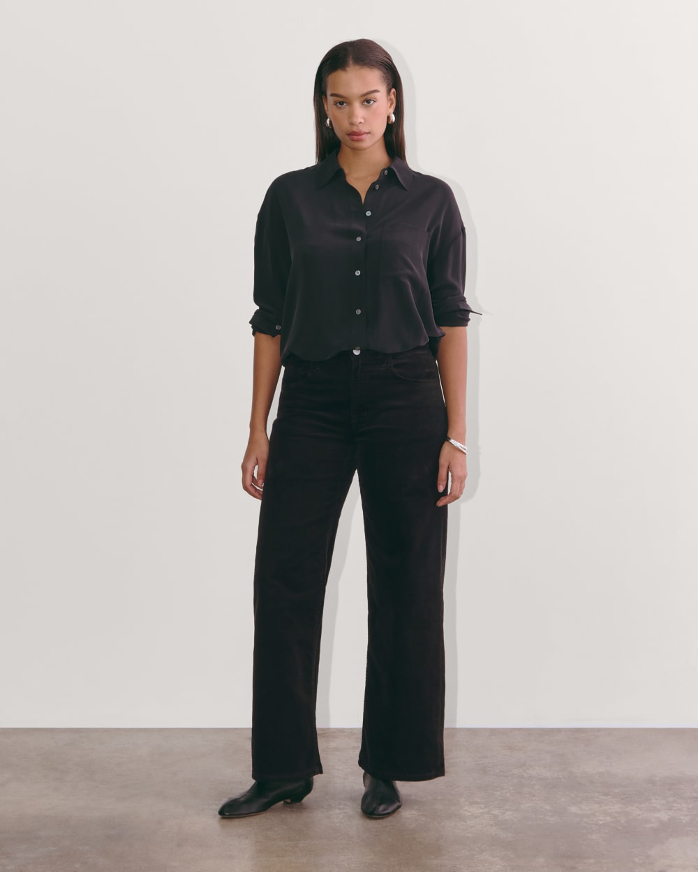 The Mid-Way Pant in Corduroy | Black - Image 5