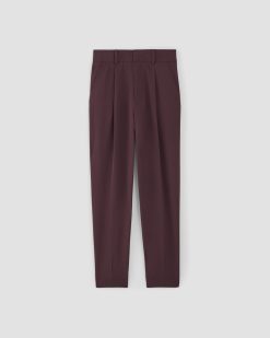Alternative view of The Japanese GoWeave Way-High® Tapered Pant | Burgundy