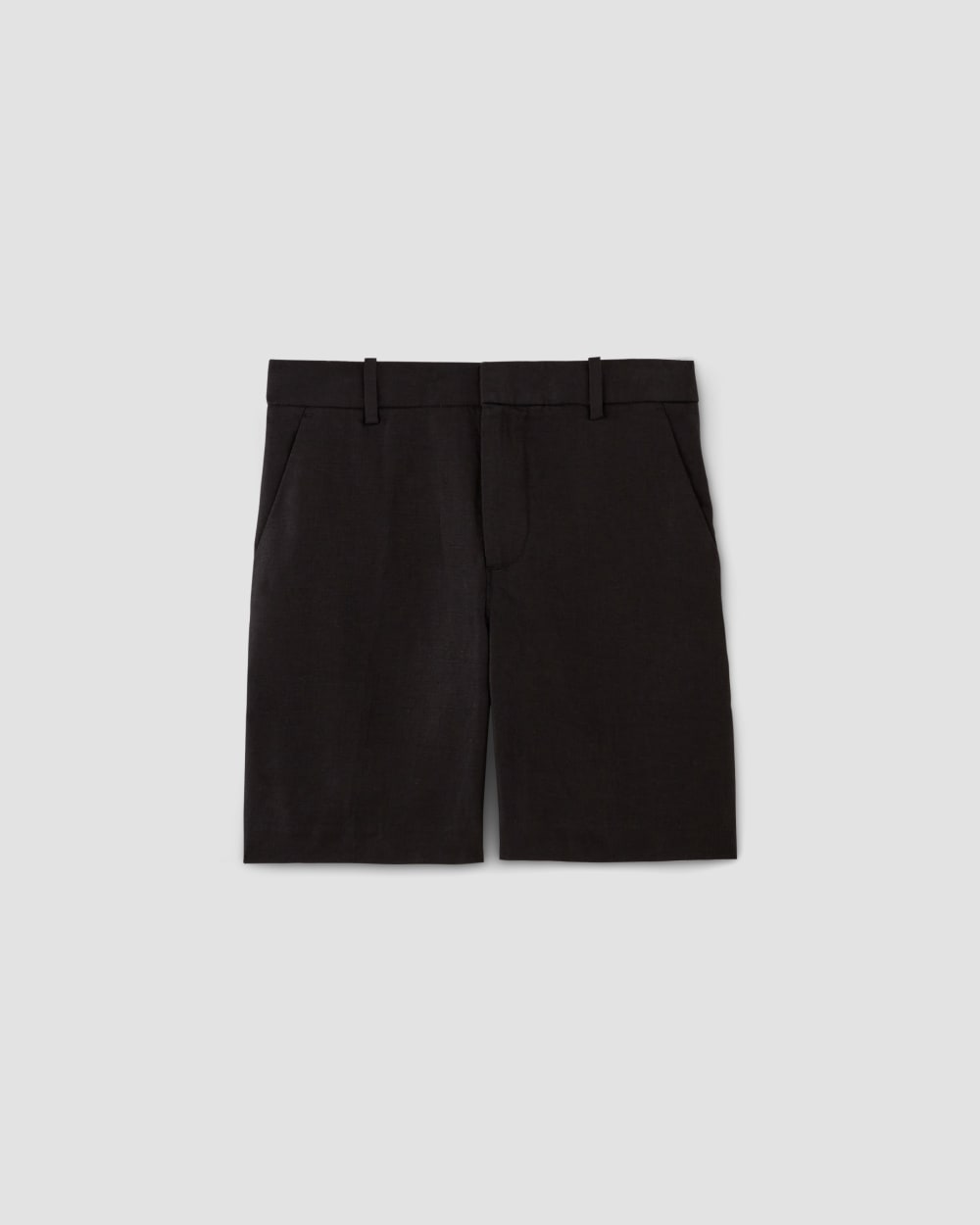 The 7 Linen Trouser Short | Black - Image 2