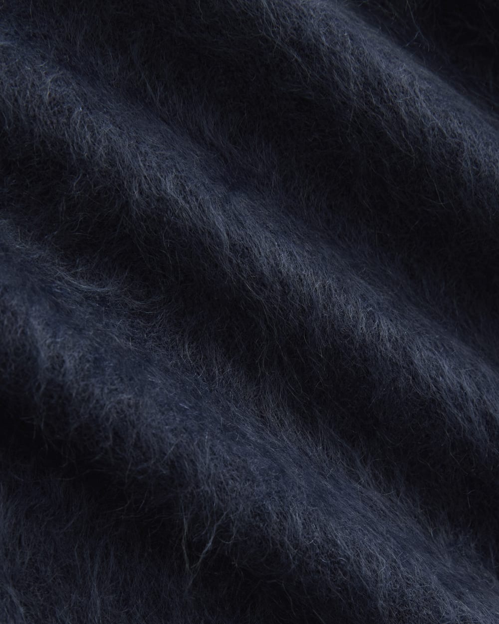Lush Cashmere Cropped Polo Sweater | Starry Navy - Image 10