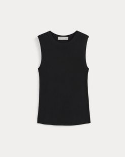 Alternative view of The Tank in Ultrasoft Merino | Black