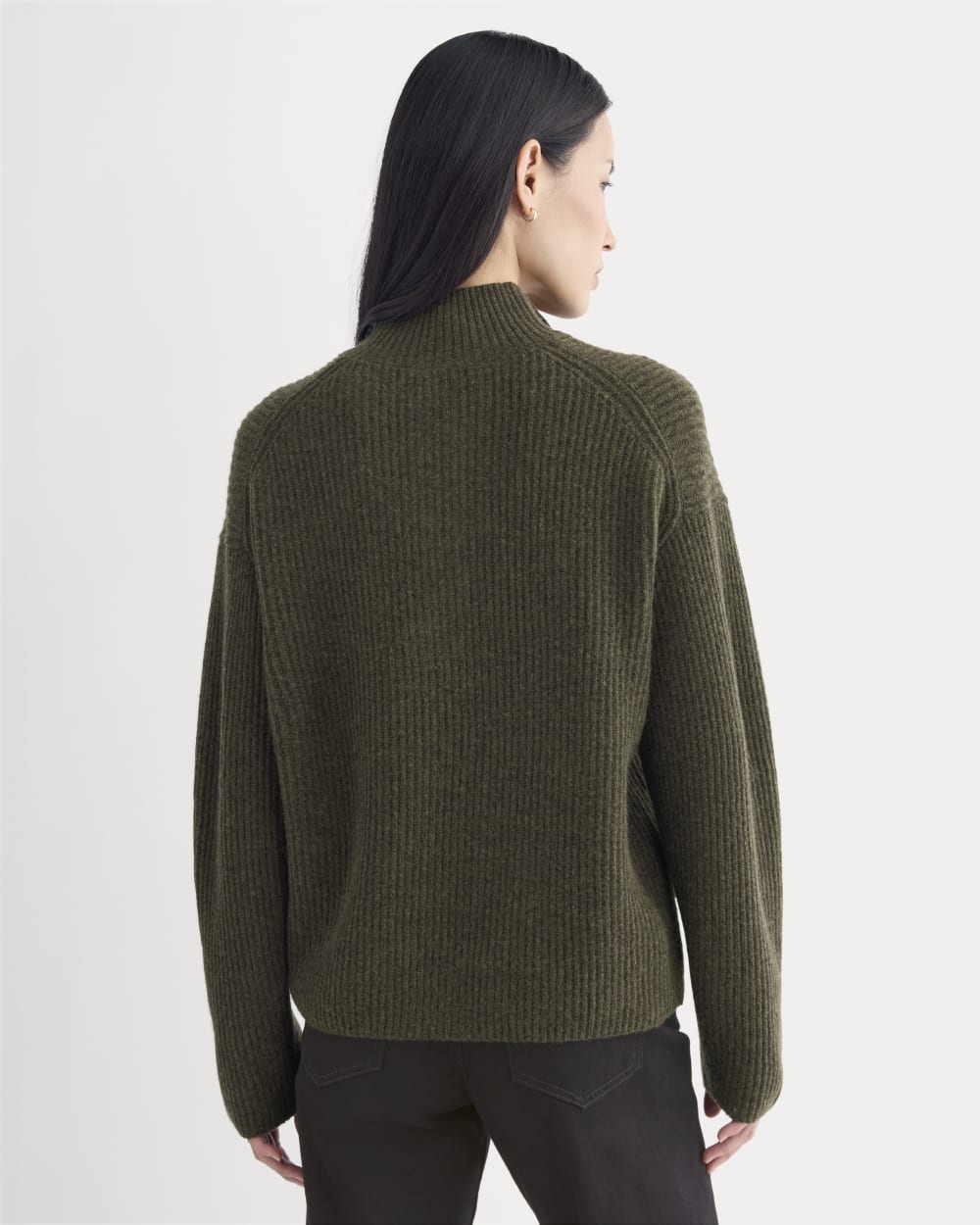 The Cocoon Henley in Wool Cashmere | Heather Beech - Image 6