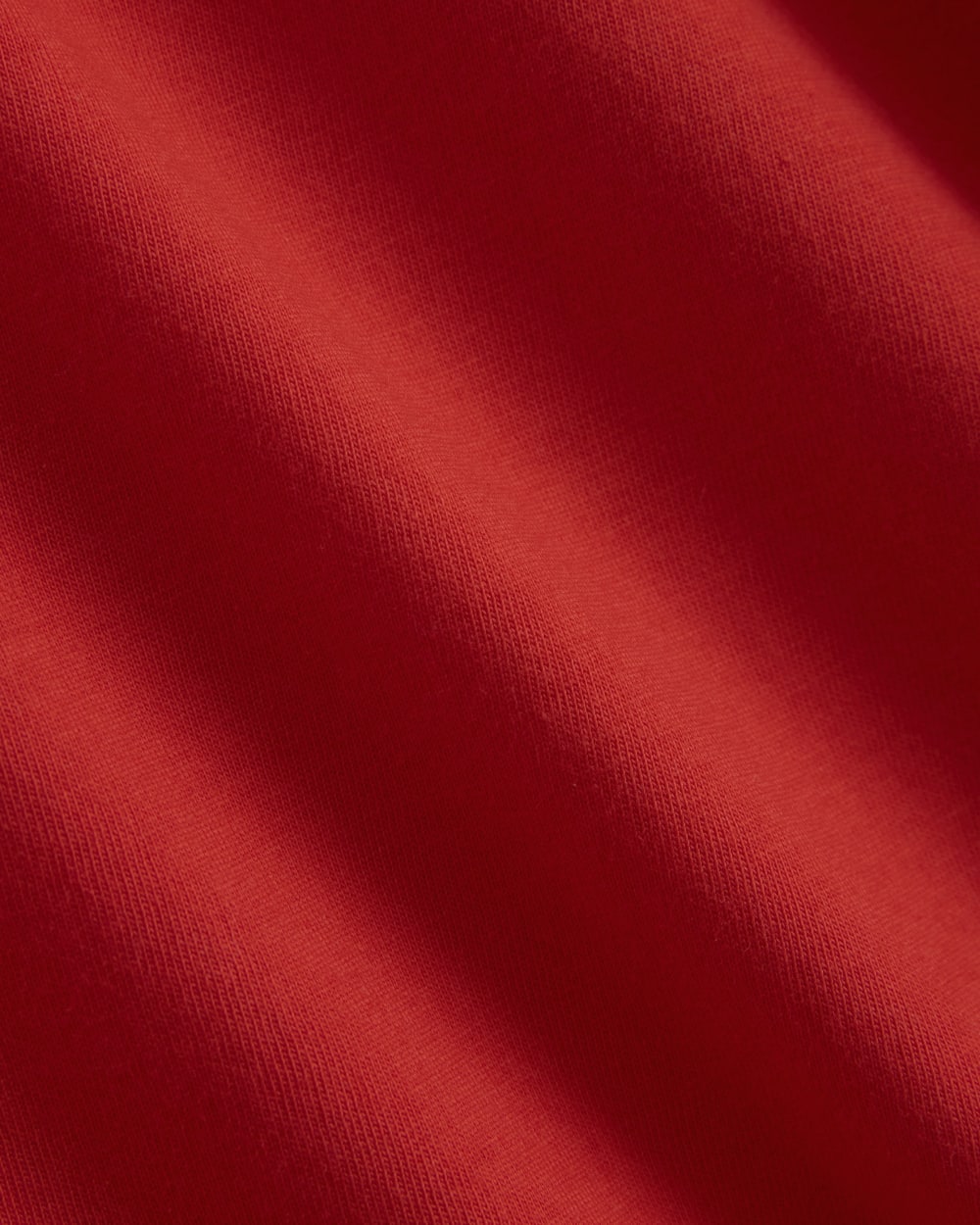 The Slim V-Neck Tee in Essential Cotton | Fiery Red - Image 5