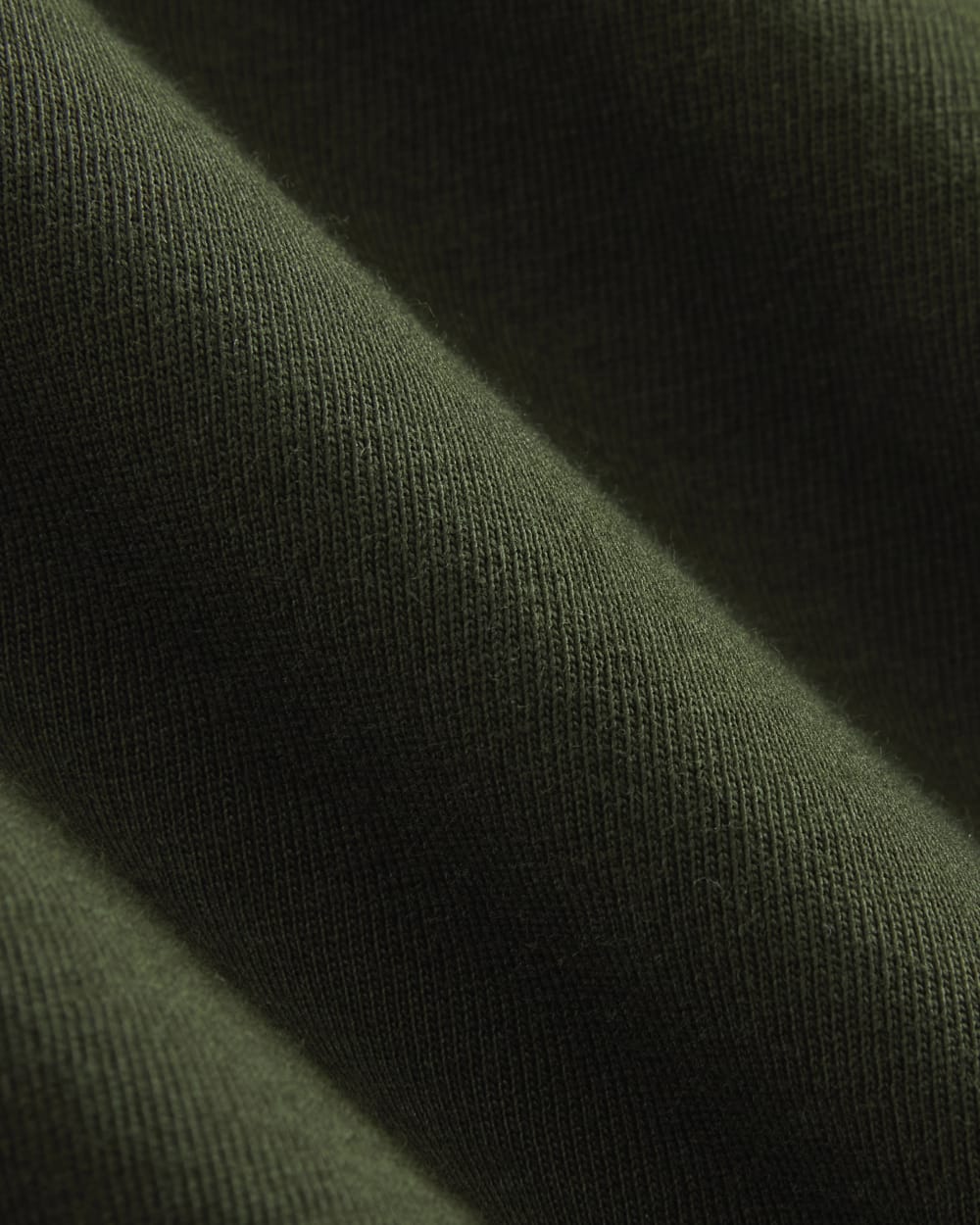 The Box-Cut Tee in Essential Cotton | Dark Green | No Pocket - Image 5