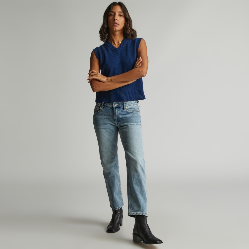 The Low-Rise Shortie Jean | Vintage Light - Image 7