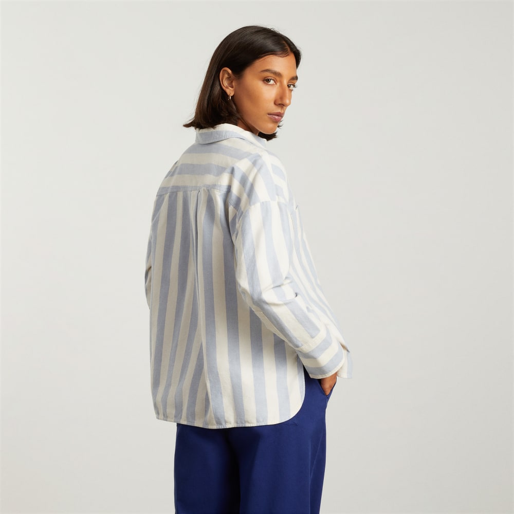 The Boxy Oxford | Blue / White - Image 6