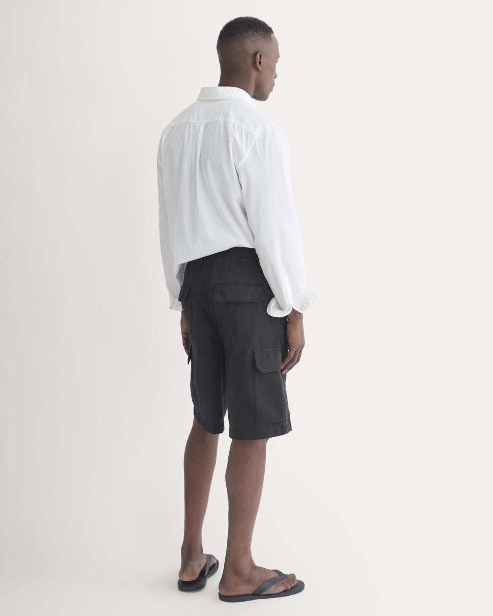 Pull-On Cargo Short | Black - Image 5