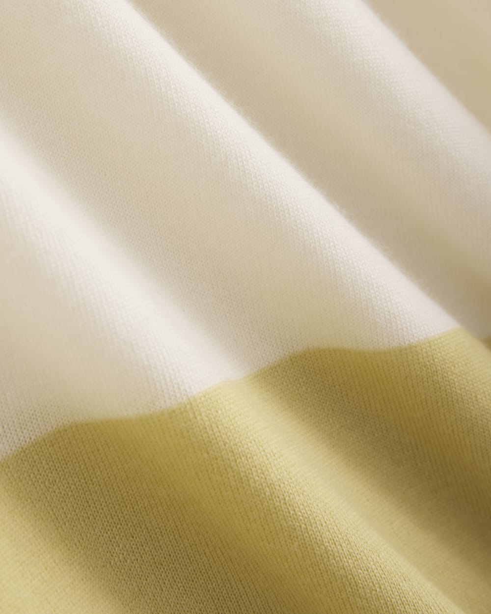 Oversized Polo in Ultrafine Merino | Double Cream / Bone Rugby Stripe - Image 6