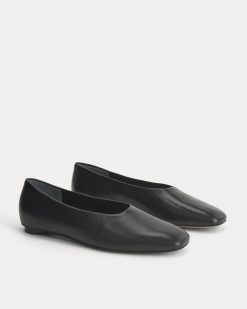 Alternative view of Gallery Square-Toe Flat | Black
