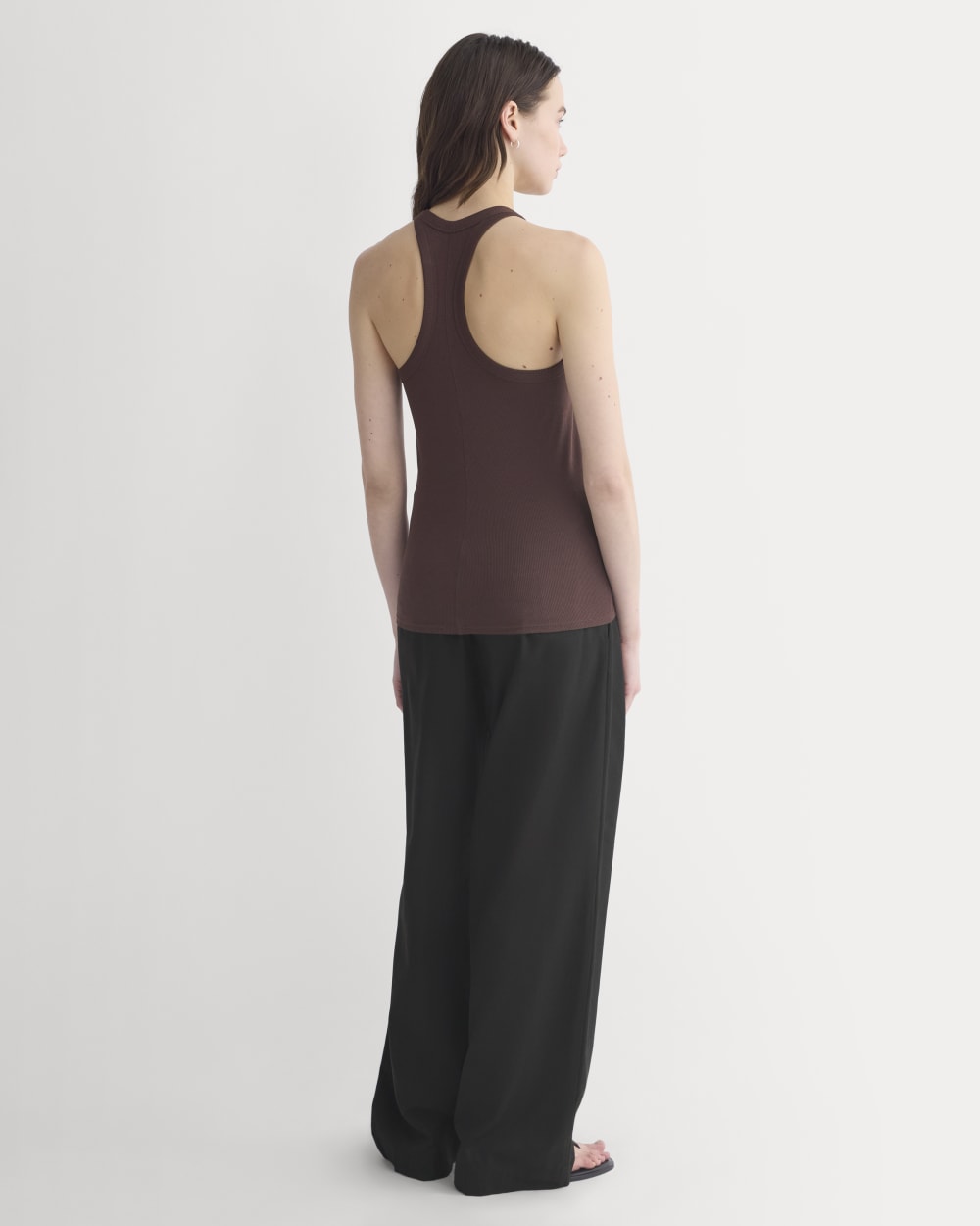 Luxe Rib Racerback Tank | Coffee Bean - Image 5