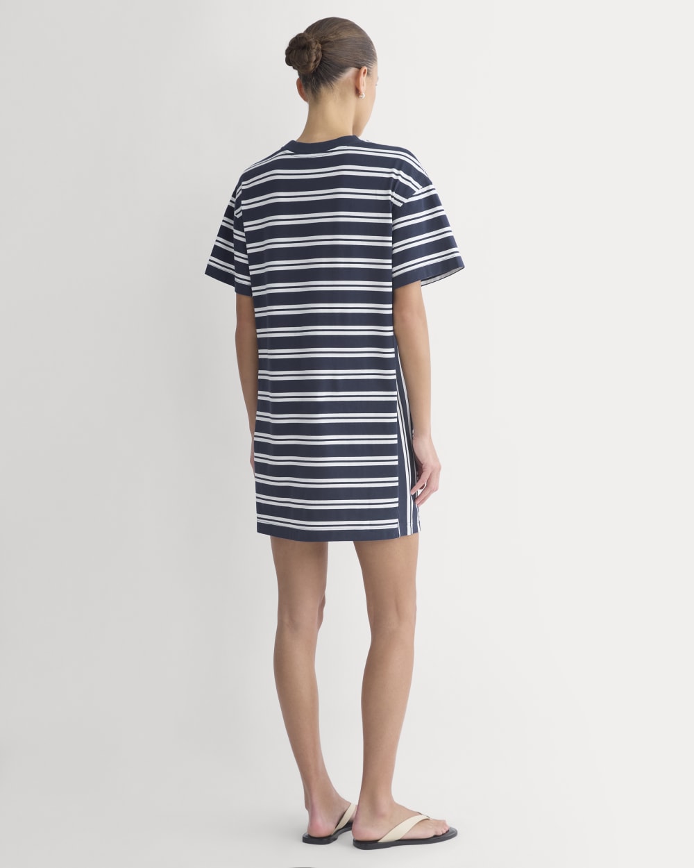 Weekend Tee Mini Dress | True Navy / Canvas Tan - Image 5