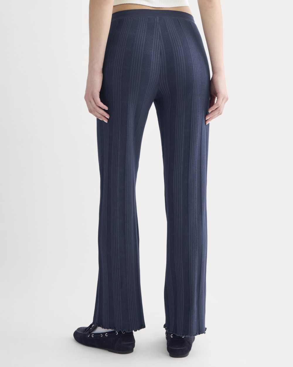 Lounge Rib Pant | Navy - Image 5