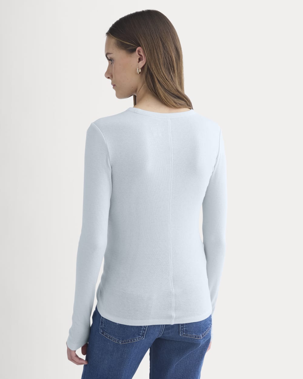 Tissue Long-Sleeve Crew | Skywriting - Image 5