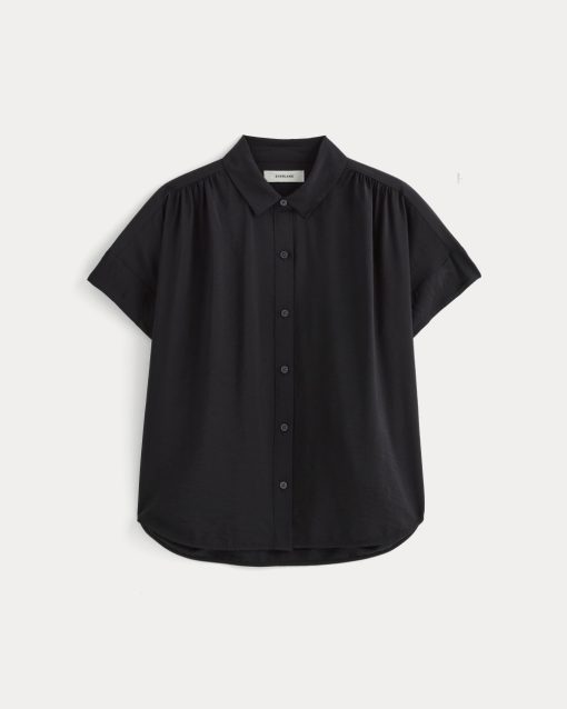 Alternative view of The Square Shirt in SoftLuxe | Black