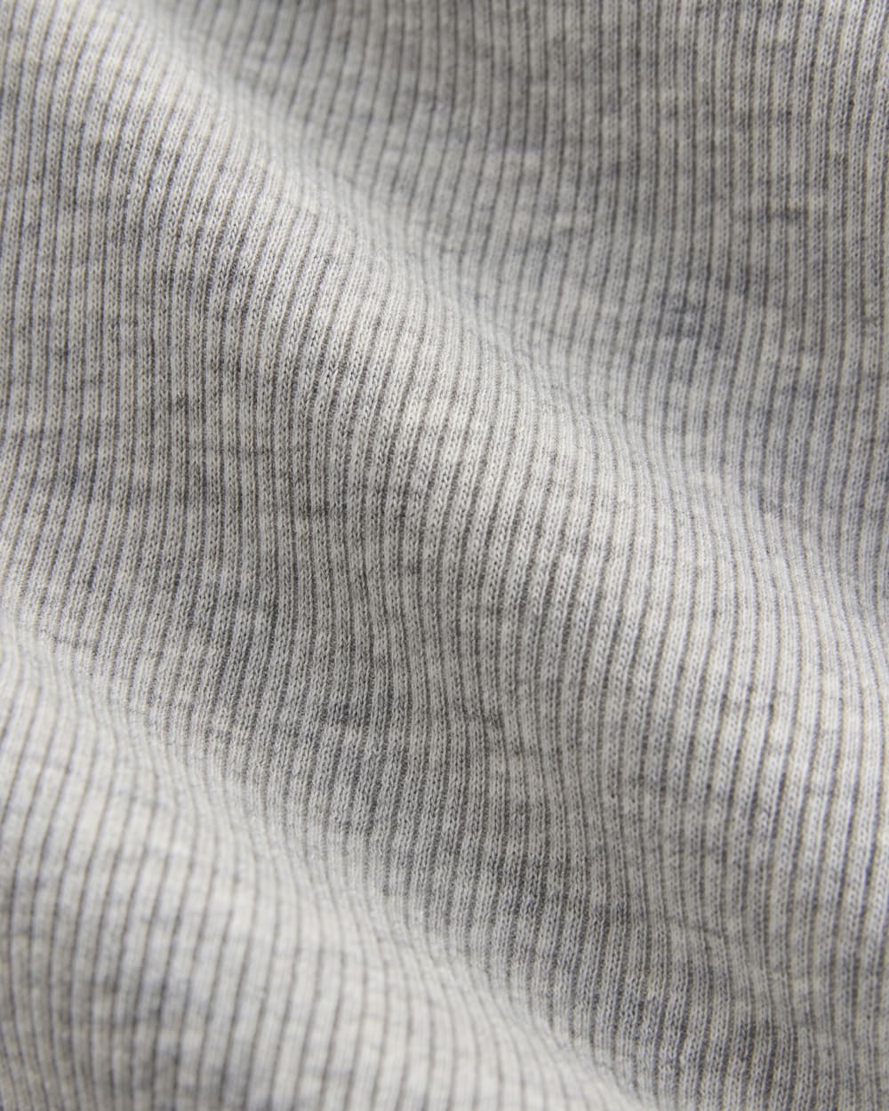 The Luxe Rib Long-Sleeve Crew | Classic Heather Grey - Image 6