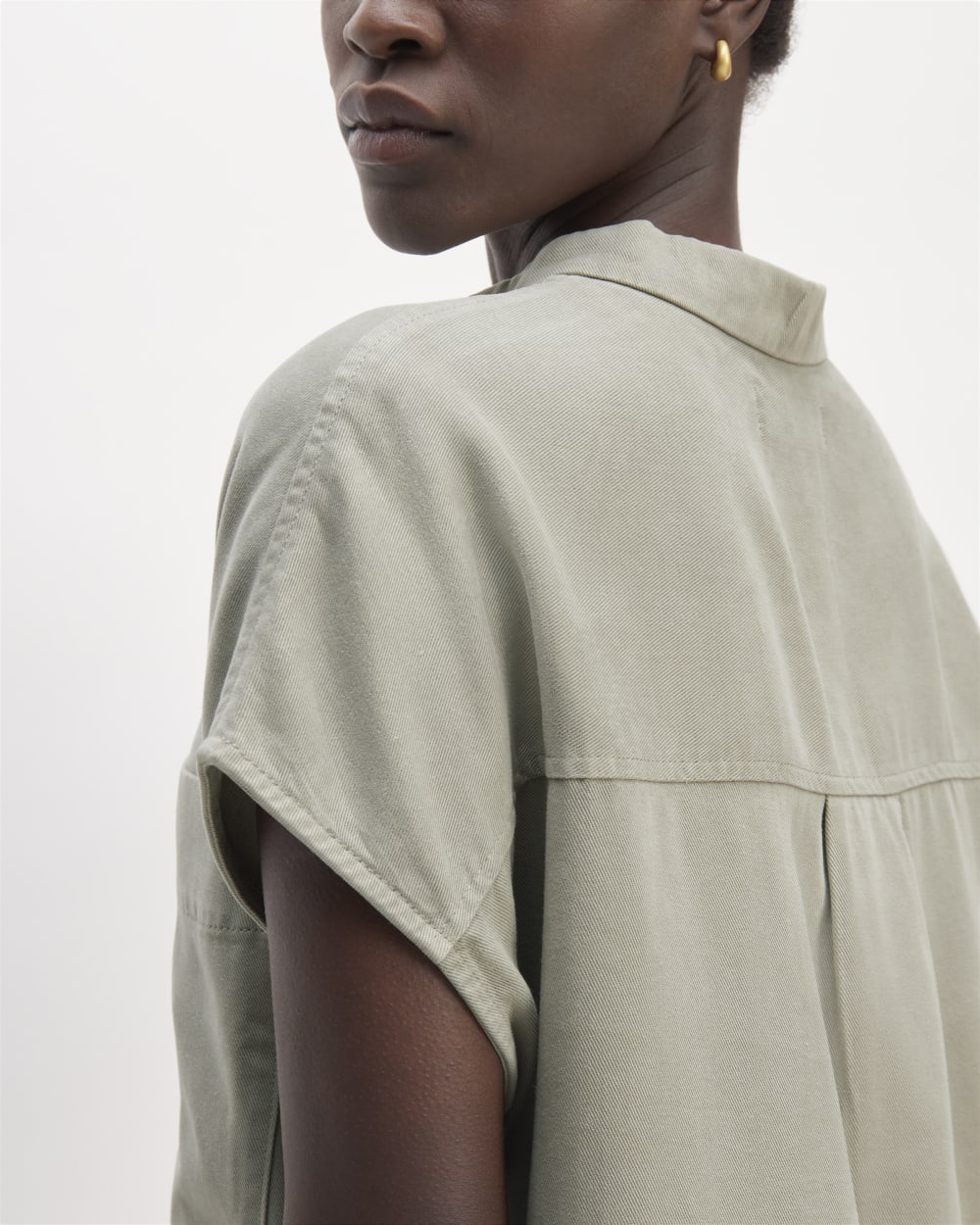The TENCEL™ Easy Workwear Dress | Sage Green - Image 4
